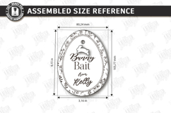 Easter Bunny Bait Tag Laser Cut | 3D Easter Basket Tags SVG Product Image 3