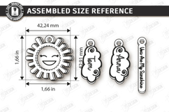 Mother's Day Personalized Keychain Laser Cut | Name Keyring Product Image 2