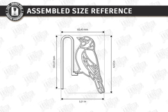 Stained Glass Style Plant Pot Clip Laser Cut | Garden Decor Product Image 2