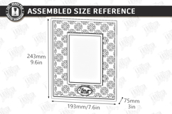 Mother's Day Photo Frame Laser Cut | Floral Picture Frames Product Image 2