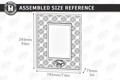 Mother's Day Photo Frame Laser Cut | Floral Picture Frames Product Image 2