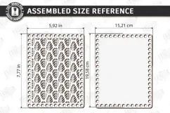 Crochet Basket Lid Laser Cut Base | Home Organization | CNC Product Image 2
