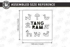 Geometric Tangram Puzzles Laser Cut Bundle | Montessori Toys Product Image 9