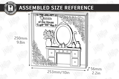 Mother's Day Miniature Roombox Laser Cut Bundle | 3D Layered Product Image 14