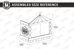 Mini Puppet Theater Laser Cut | Kids Laser | Nursery Decor Product Image 2