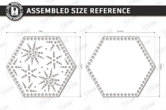 Crochet Basket Lid Laser Cut | Wooden Basket Bottoms | CNC Product Image 2