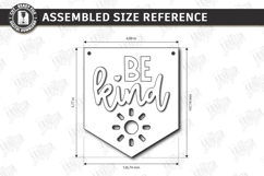Nursery Wall Banner Laser Cut | Kids Room Sign | Wall Art Product Image 2