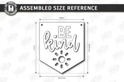 Nursery Wall Banner Laser Cut | Kids Room Sign | Wall Art Product Image 2