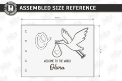 Baby Photo Album Laser Cut | Memory Books SVG | Kids Laser Product Image 2