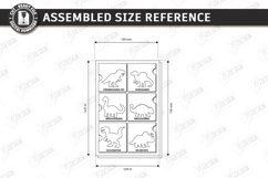Animal Tracks Play Stamp Laser Cut | Matching Game | Kids Product Image 2