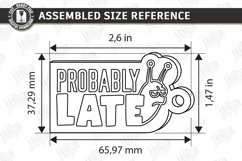 Snarky Bag Tag Laser Cut | Sassy Keychain Laser Files SVG Product Image 2