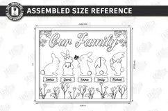 Family Easter Sign Laser Cut Kit | Welcome Sign | Home Decor Product Image 2