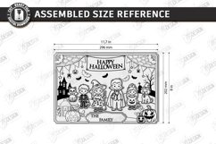 Halloween Family Plaque Laser Cut | Halloween Decor Signs Product Image 2
