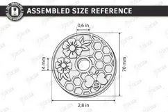 Drink Lid Topper Laser Cut | Acrylic Tumbler Tag | Summer Product Image 3
