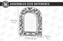 Mother's Day Photo Frame Laser Cut | Floral Picture Frames Product Image 2