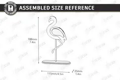 Wooden Birds Laser Cut | Layered Table Decor | Bird Figurine Product Image 2