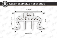 Music Page Clip Laser Cut | Music Note Page Holder SVG | CNC Product Image 2