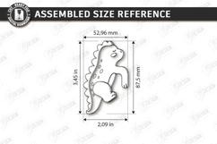 Dinosaur Tea Bag Holder Laser Cut | Tea Bag Clips | Kitchen Product Image 2