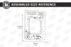 Mother's Day Personalized Photo Frames Laser Cut Bundle SVG Product Image 20