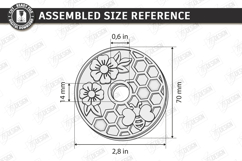 Drink Lid Toppers Laser Cut Bundle | Acrylic Tumbler Tag SVG Product Image 17