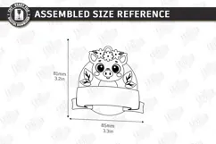 Kids Birthday Souvenir Laser Cut|Cute Animals|Kids Name Tags Product Image 2