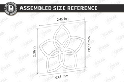 Flower Bag Tags Laser Cut Bundle | Boho Bag Charms | Macrame Product Image 25