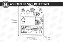 Mother's Day Miniature Roombox Laser Cut | 3D Layered Boxes Product Image 2