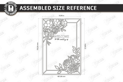 Stained Glass Wedding Welcome Sign Laser Cut Bundle | Floral Product Image 15