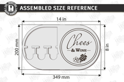Cheese Board Laser Cut| Serving Tray | Serving Board Laser Product Image 2