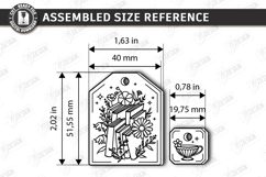 Tea Bag Bookmarks Laser Cut Bundle | Reading Accessories SVG Product Image 10