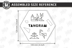 Geometric Tangram Puzzles Laser Cut Bundle | Montessori Toys Product Image 10