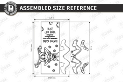 Funny Bookmark Laser Cut | Page Marker | Engraved | Pippi Product Image 2