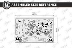 Halloween Family Plaque Laser Cut | Halloween Decor | Bats Product Image 2