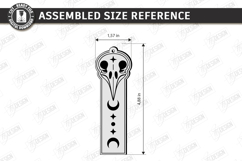 Mystic Wooden Bookmark Laser Cut Bundle | Witchy Designs SVG Product Image 21