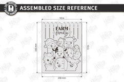 Cute Farm Animals Puzzle for Kids Laser Cut | Montessori Toy Product Image 2