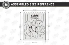 Cute Farm Animals Puzzle for Kids Laser Cut | Montessori Toy Product Image 2