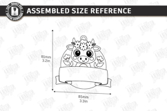 Kids Birthday Souvenir Laser Cut|Cute Animals|Kids Name Tags Product Image 2