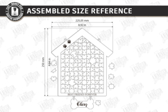 Puzzle Sample Laser Cut| Modern Puzzle |Family Activity SVG Product Image 2