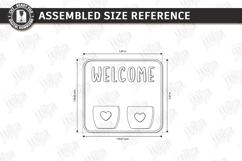 Miniature Welcome Sign Plaque Laser Cut Bundle | 3D Layered Product Image 17