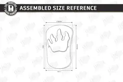 Childrens Feet Stilts Laser Cut | Footprint SVG | Kids Laser Product Image 2