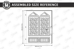3D Miniature Door Notebook Cover Laser Cut | Vintage Design Product Image 2