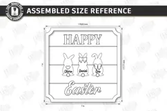 Family Easter Sign Laser Cut Kit | Welcome Sign | Home Decor Product Image 4