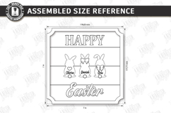 Family Easter Signs Laser Cut Bundle | Welcome Signs SVG Product Image 12
