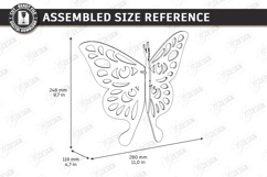 3D Butterfly Hanging Ornaments Laser Cut Bundle | Home Decor Product Image 16