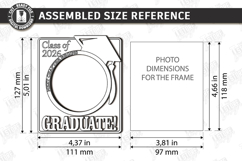 Graduation Mini Photo Frame Laser Cut Bundle | Class of 2026 Product Image 17