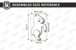 Capybara Tea Bag Holder Laser Cut | Tea Bag Clips | Kitchen Product Image 2