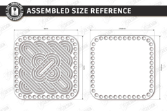 Crochet Basket Lid Laser Cut Bundle | Wooden Basket Bottoms Product Image 17
