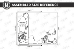 Funny Bookmark Laser Cut | Page Marker | Engraved | Clown Product Image 2