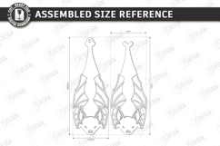 Hanging Bat Decor Laser Cut | Halloween Bat Ornament | CNC Product Image 2