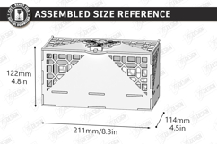 Honey Boxes Storage Laser Cut Bundle | Honeybee | Honeycomb Product Image 17